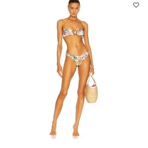 Zimmermann Mae Buckle Bandeau Bikini